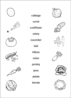 Vegetables vocabulary for kids learning English | Vocabulary quiz