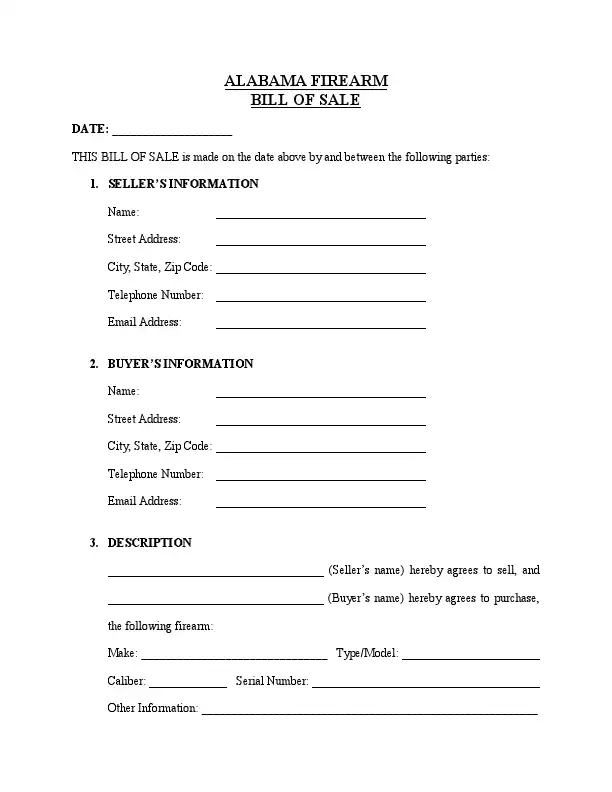 printable vehicle bill of sale for alabama
