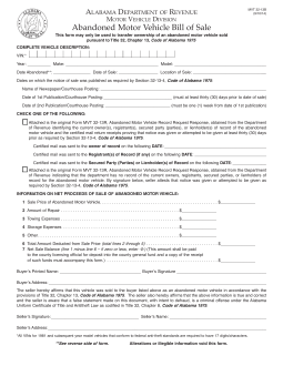 printable vehicle bill of sale for alabama