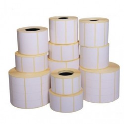 40x21 box 25 pcs rot labels. from 3000 neutral Vellum paper 40/126 ...