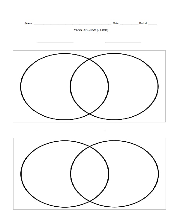 printable venn diagram