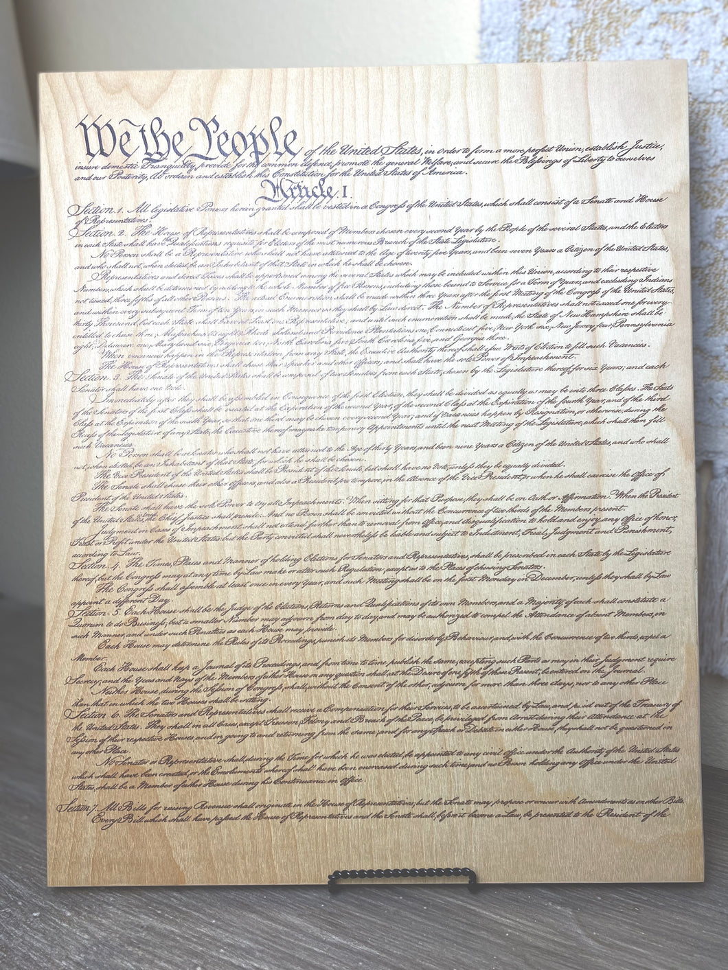 U S Constitution Poster: Single Page Full Size National U S Constitution Poster: Single Page Full Size National
