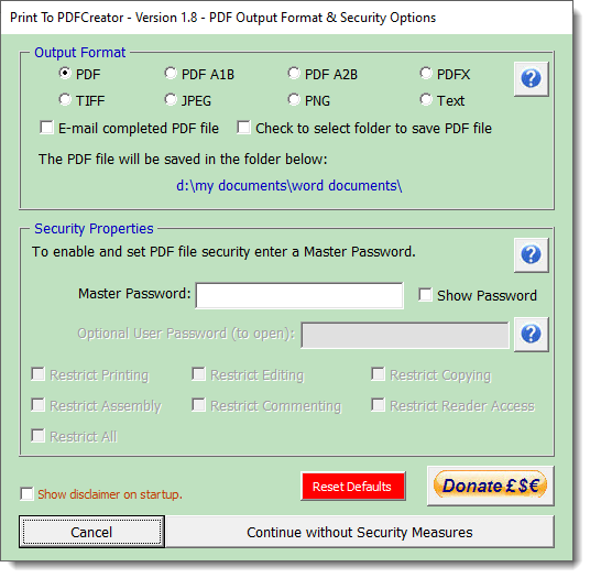 printable version creator