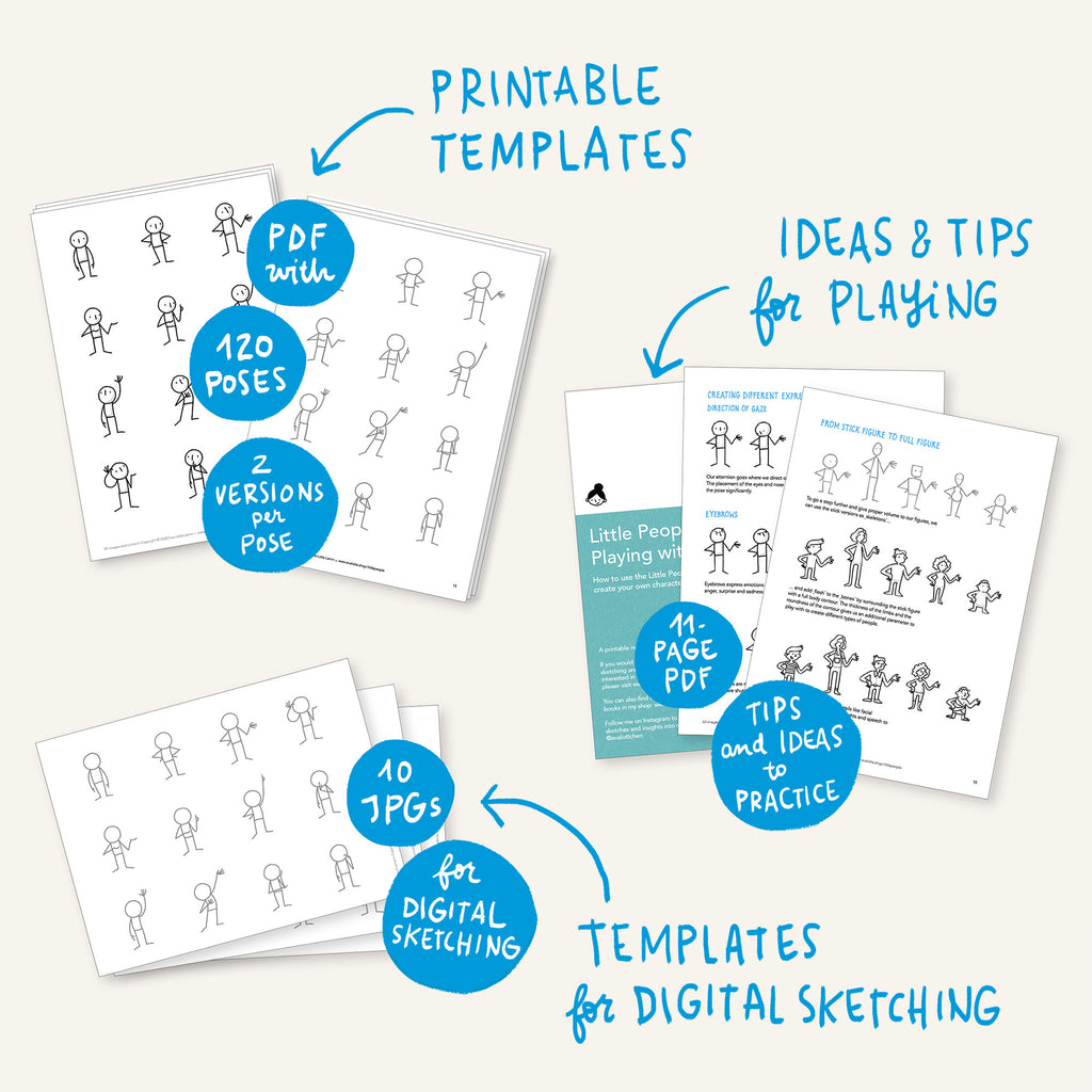 Little People Basics - Printable Templates - PDF (English) - Eva ...
