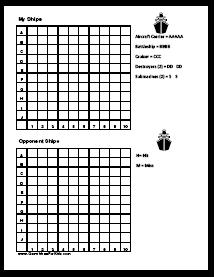 printable version of battleships