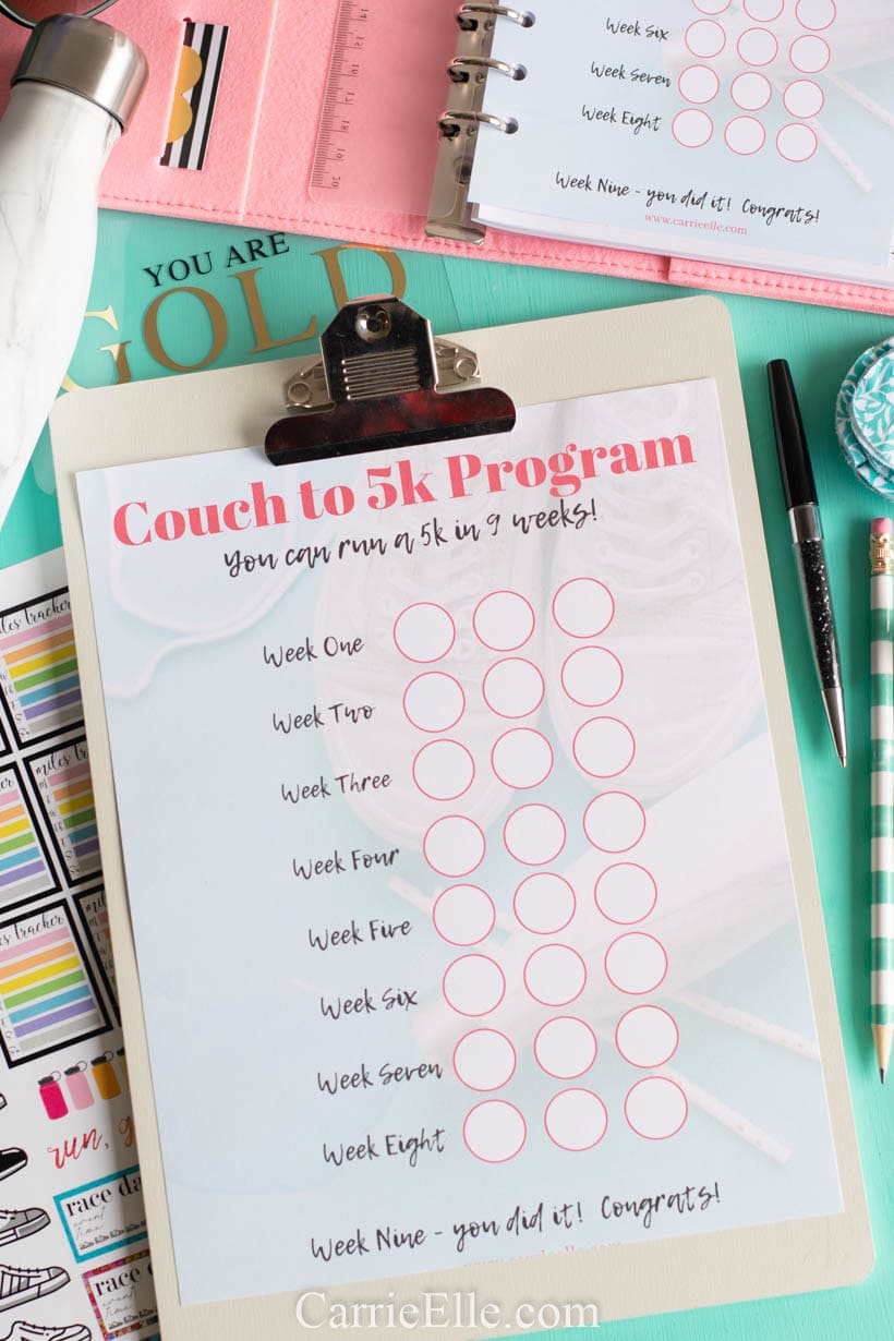 printable version of couch to 5k