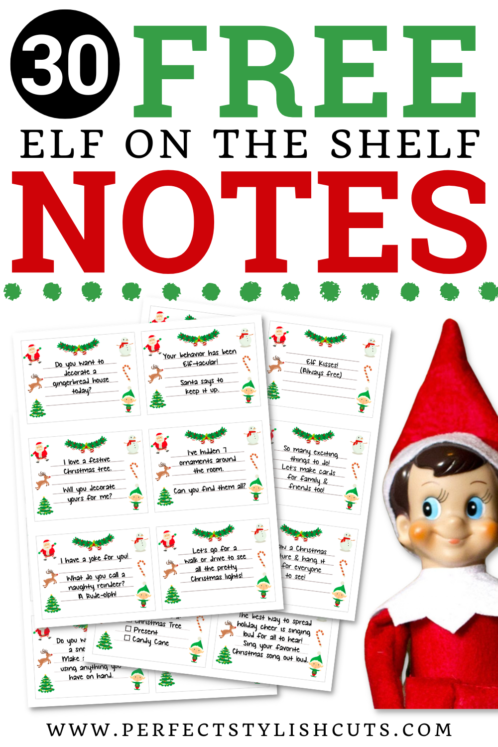 Free Printable Version Of Elf On The Shelf Download Free Printable 