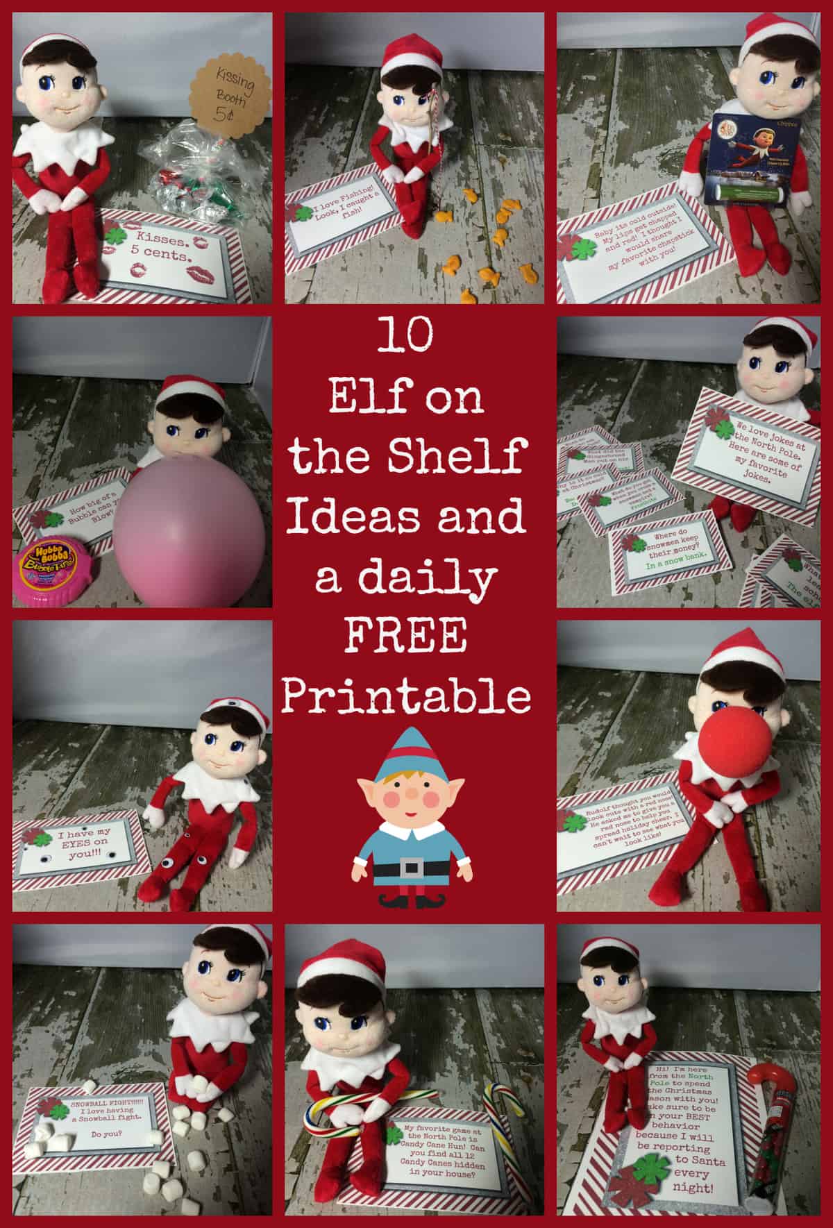 printable version of elf on the shelf