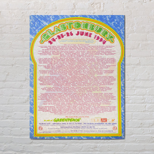 1994 POSTER | Posters | Glastonbury Festival