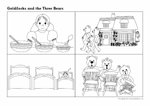 printable version of goldilocks and the three bears