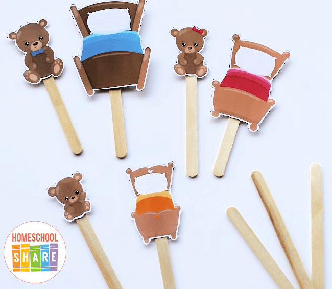 printable version of goldilocks and the three bears