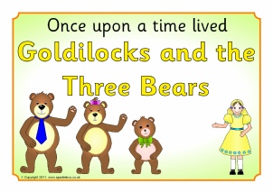 printable version of goldilocks and the three bears