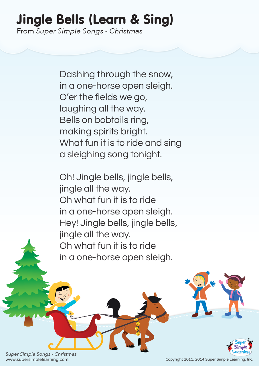 printable version of jingle bells