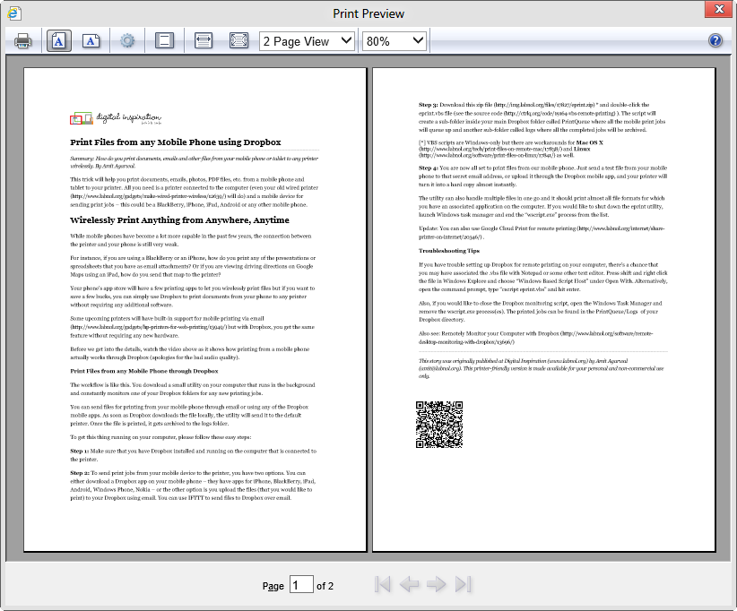 printable version of page