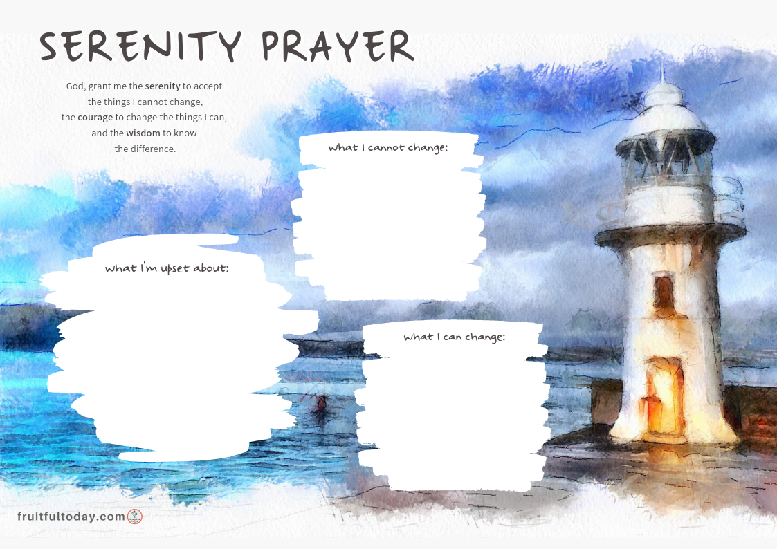 printable version of serenity prayer