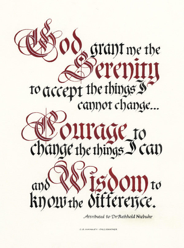 printable version of serenity prayer