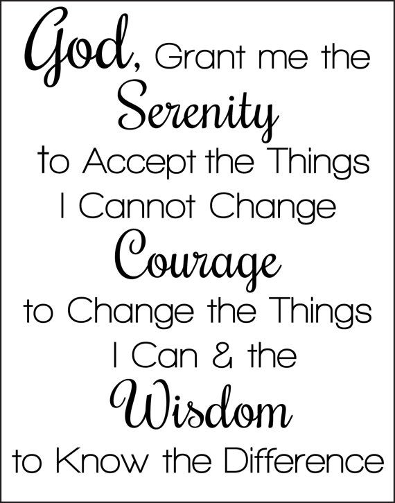 printable version of serenity prayer