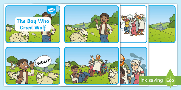 printable version of the boy who cried wolf