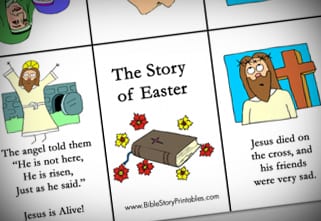 printable version of the easter story