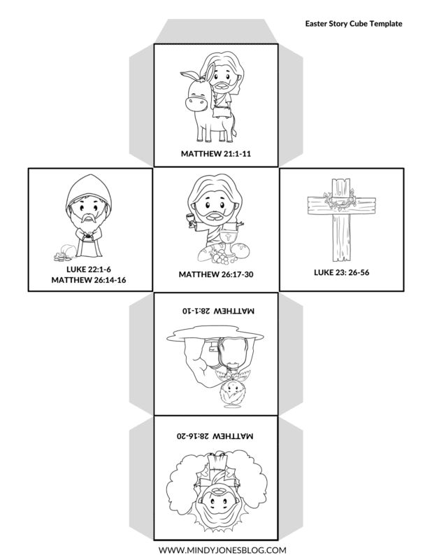 printable version of the easter story