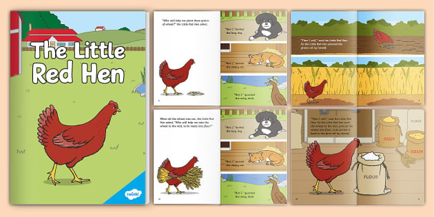 The Little Red Hen eBook (teacher made) - Twinkl