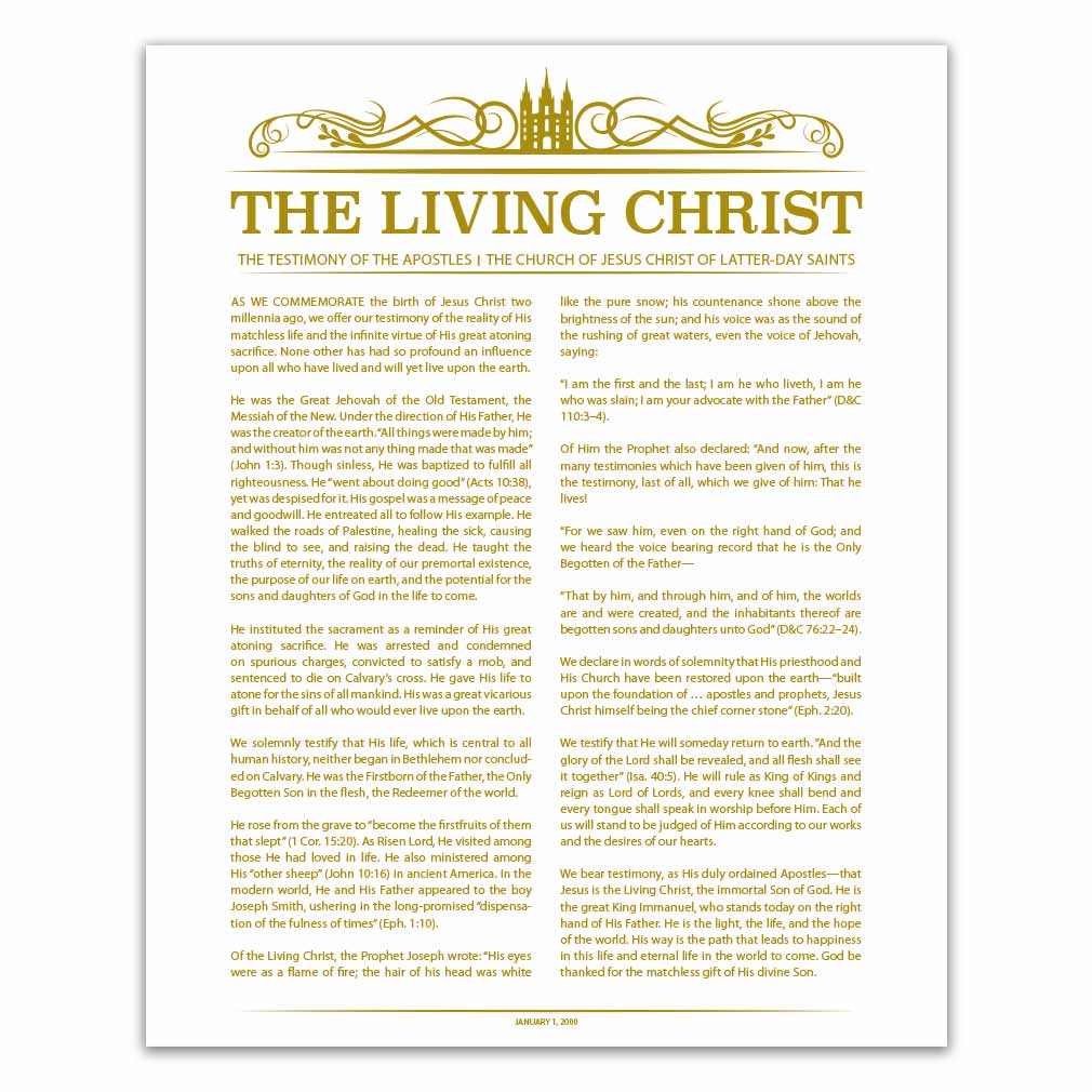 new-free-lds-family-proclamation-the-living-christ-printables-worksheets-library for The Living Christ Free Printable New! Free LDS Family Proclamation & The Living Christ Printables ... - Worksheets Library for The Living Christ Free Printable