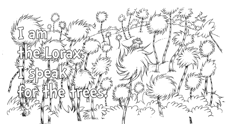 printable version of the lorax