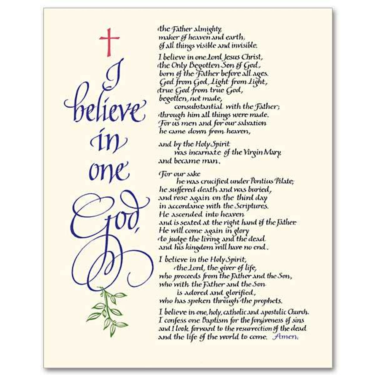 The Prayer for The Year of Faith - The Nicene Creed: Our ... - Worksheets Library for Free Printable Apostles Creed Worksheet