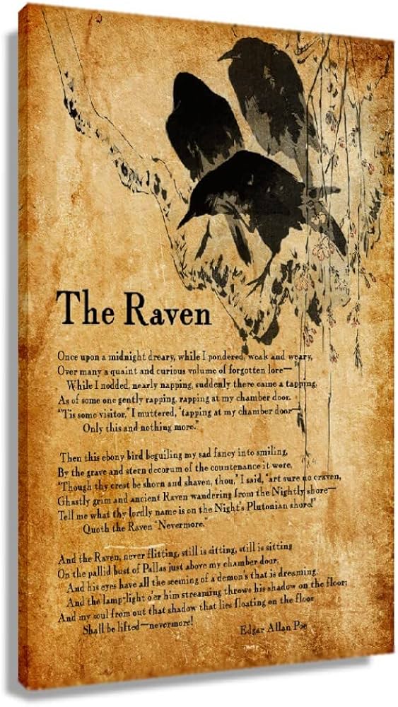 Free Printable Version Of The Raven By Edgar Allan Poe Download Free 