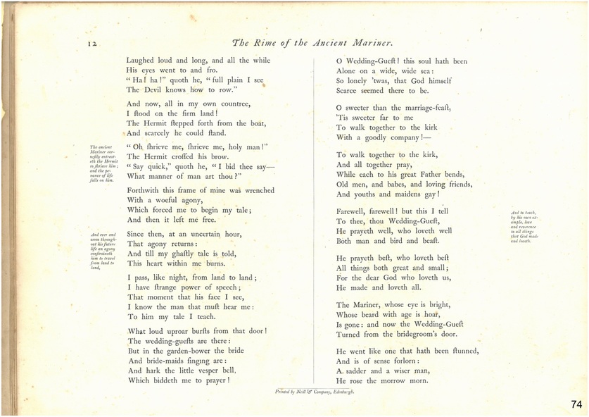 printable version of the rime of the ancient mariner