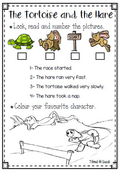 The tortoise and the hare worksheets | TPT