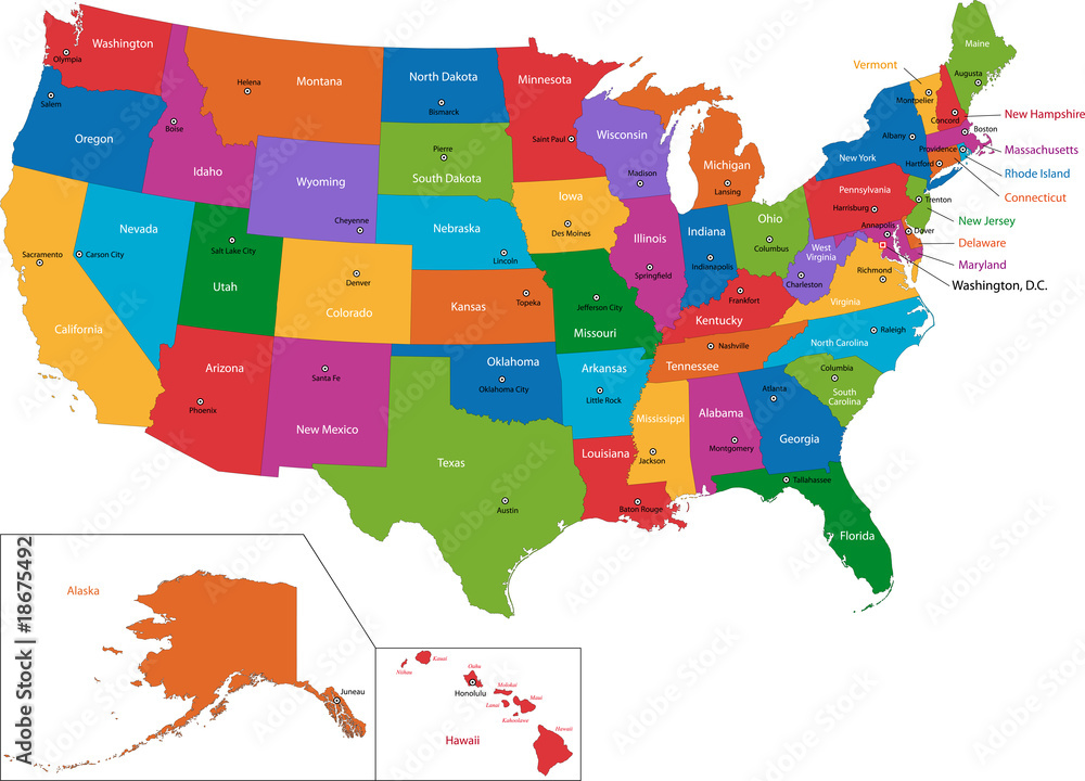 printable version of usa map