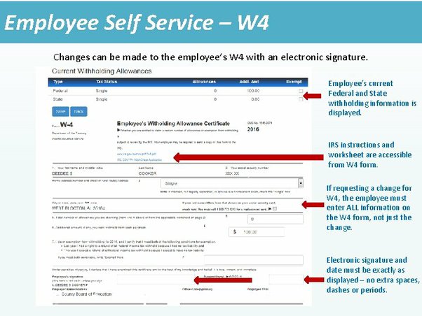 Is it safe to submit your W-4 through email to your employer, or ...
