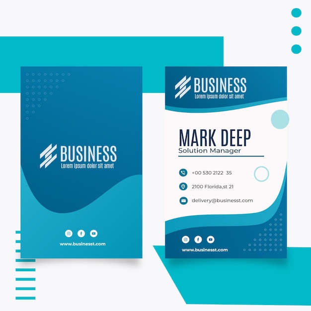 printable vertical business cards