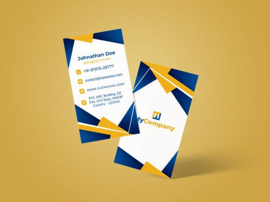 printable vertical business cards