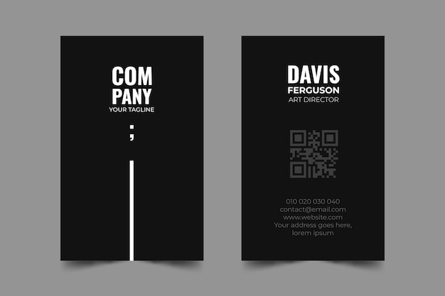 printable vertical business cards