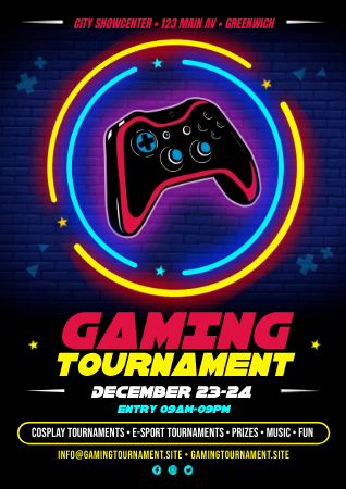 Create an Awesome Game Poster For Free | PosterMyWall