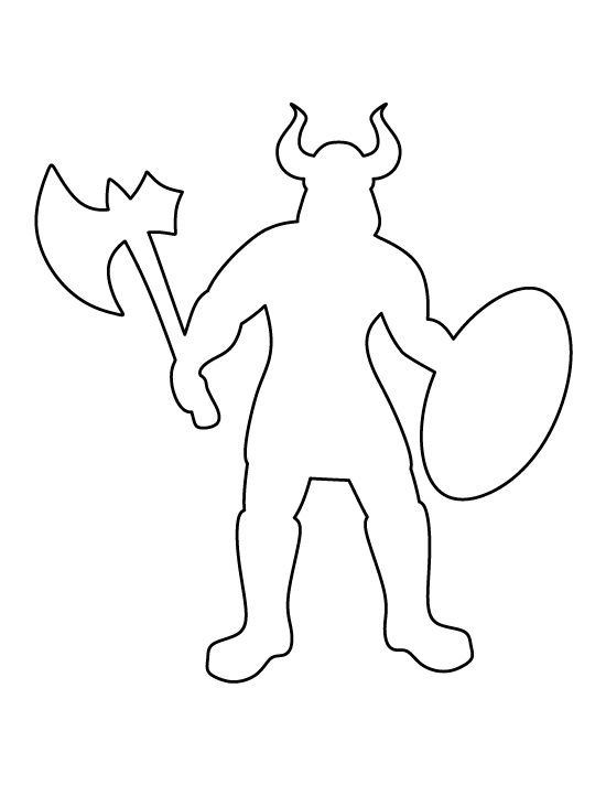 Printable Viking Template