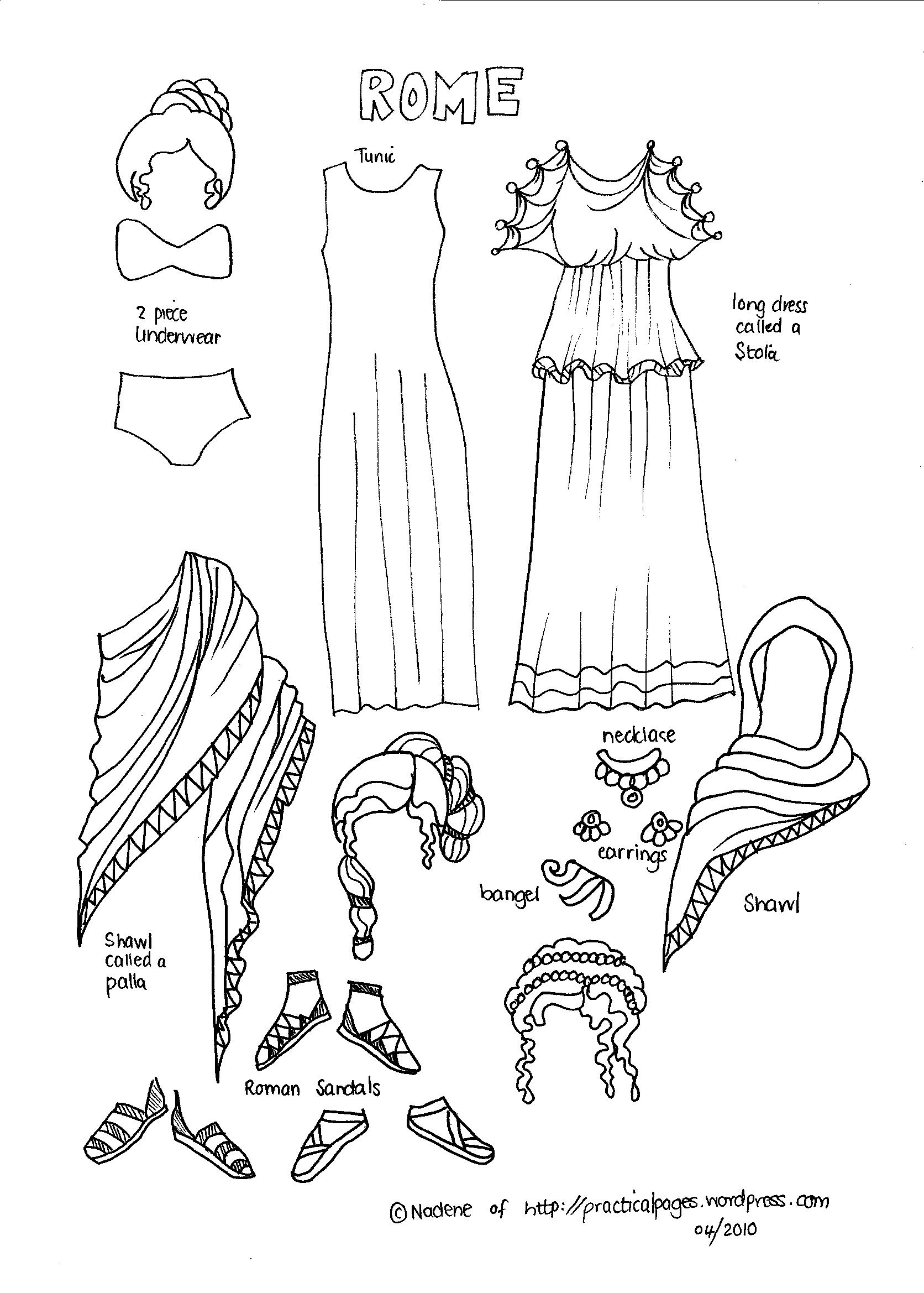 printable viking paper dolls