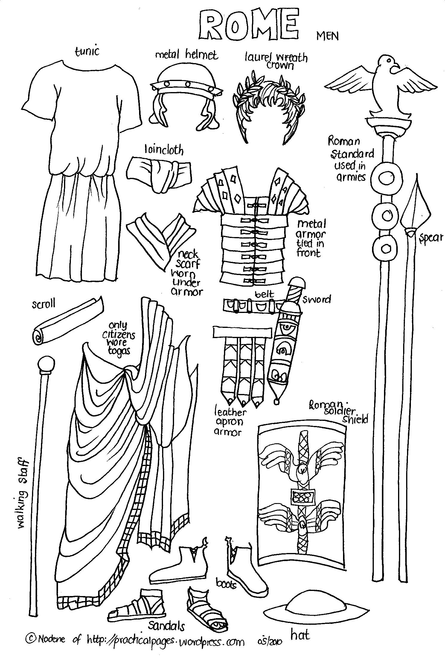 printable viking paper dolls