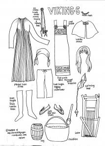 printable viking paper dolls