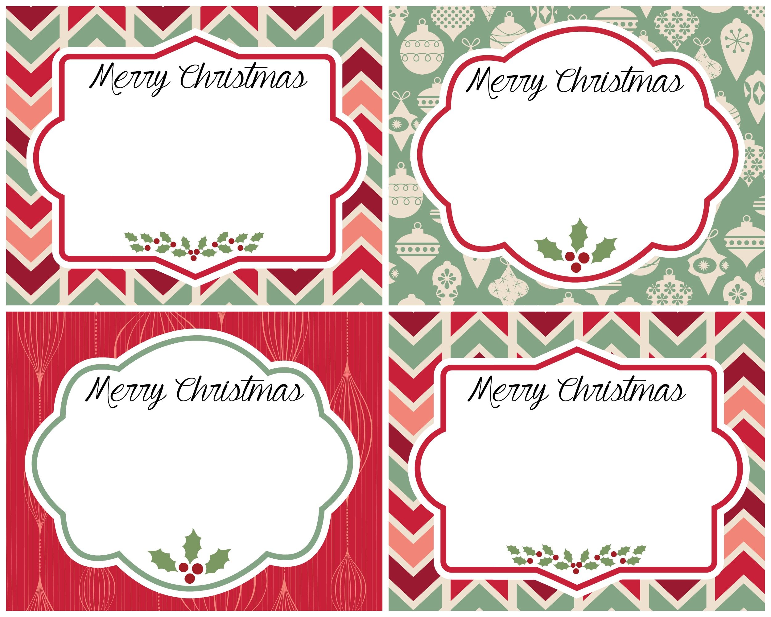 printable vintage gift tags christmas