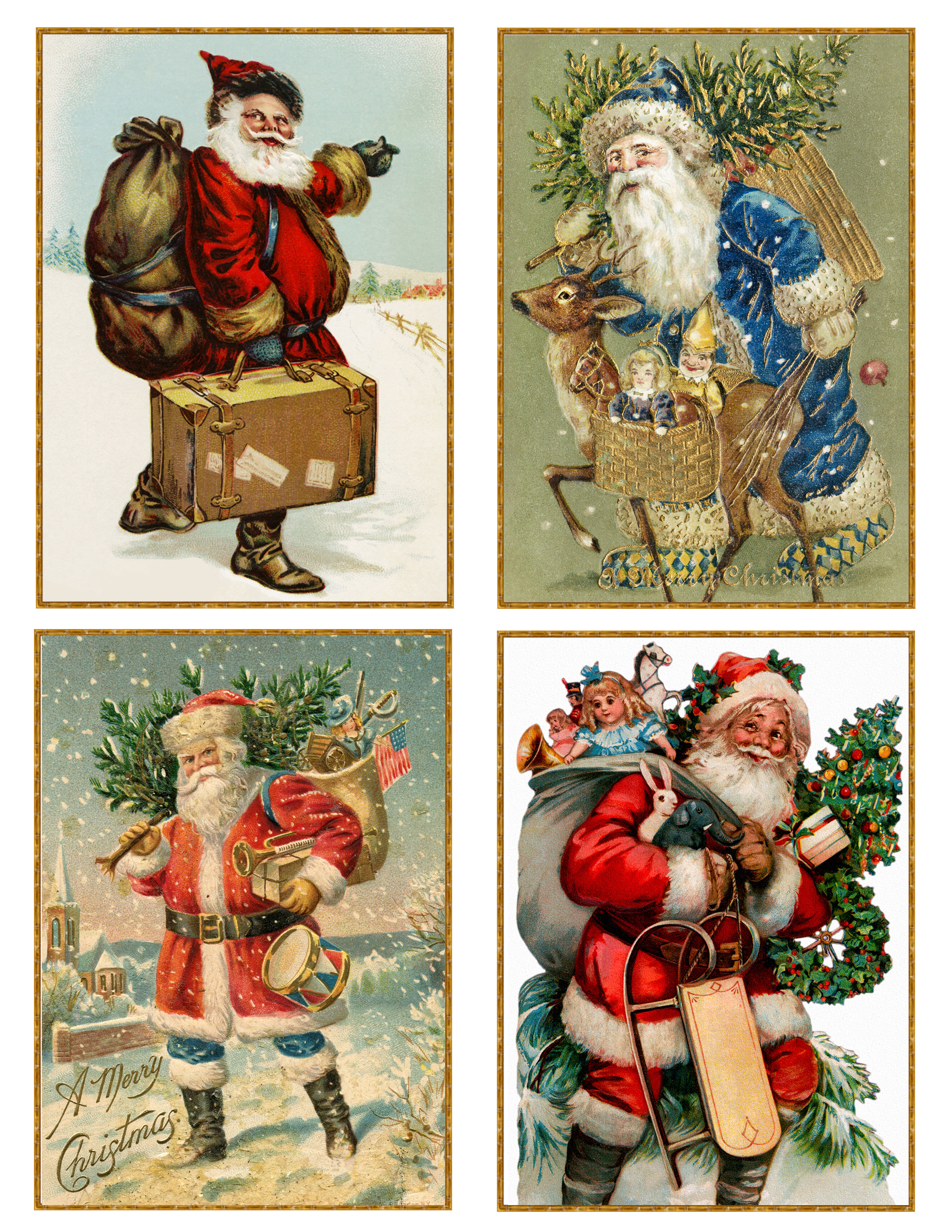 printable vintage gift tags christmas