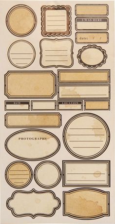 printable vintage labels pinterest