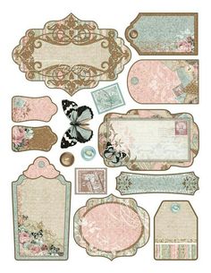 210 Tags ideas | printable labels, vintage printables, paper crafts