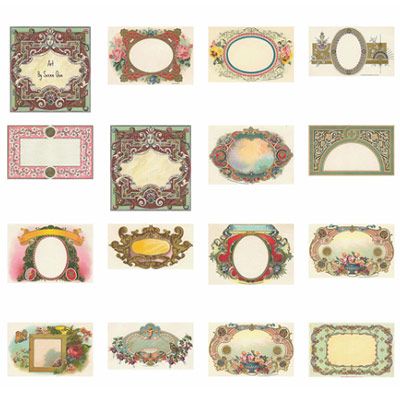 printable vintage labels pinterest