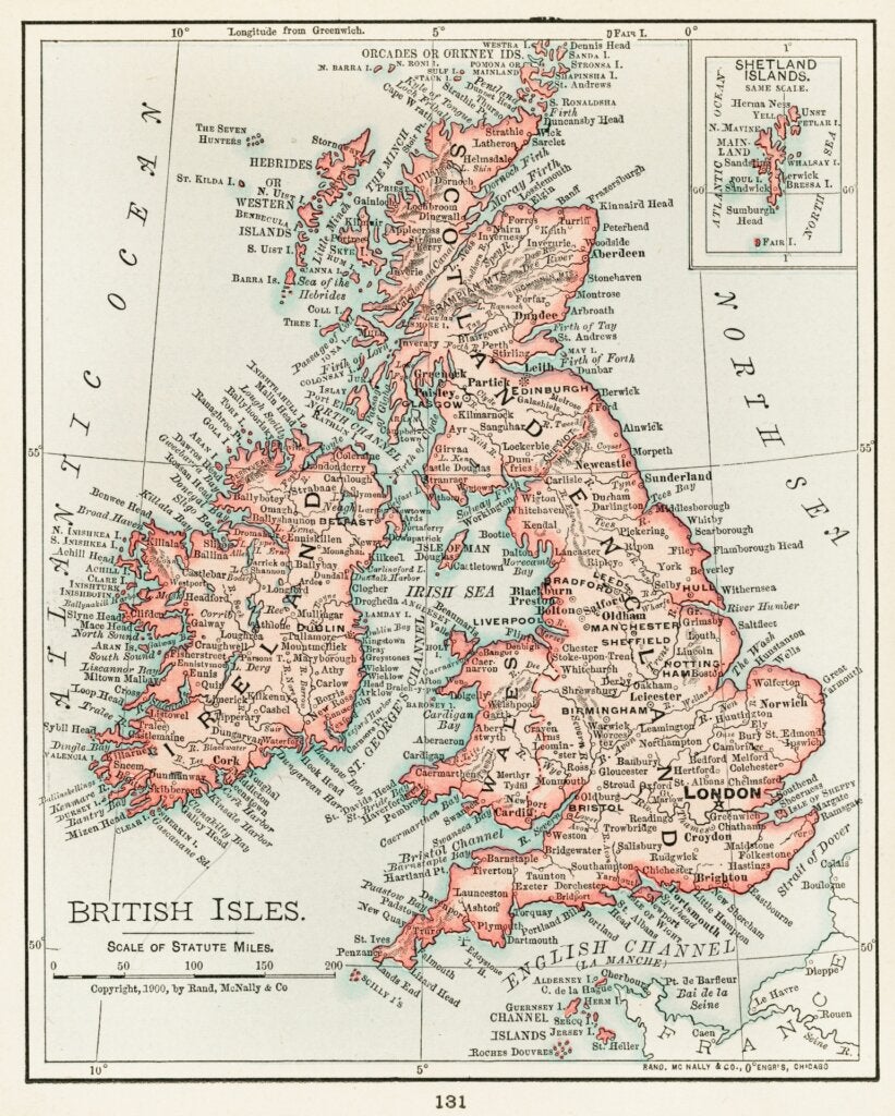 printable vintage map of the world