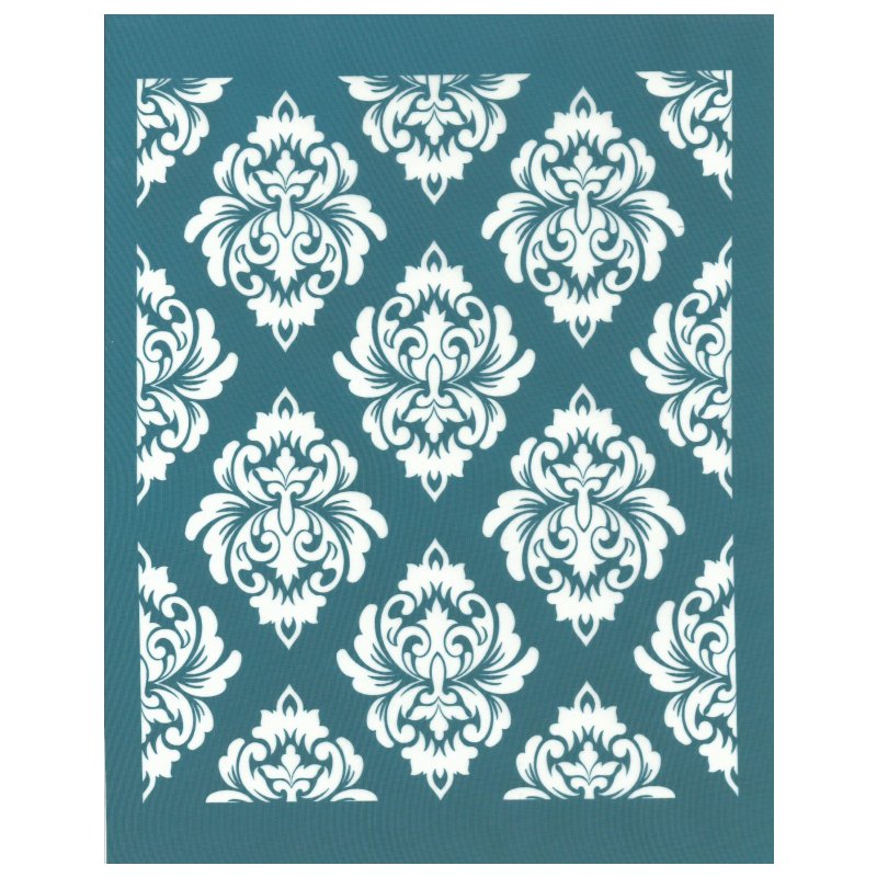 DIY Silk Screen Printing Stencil, Ready To Use Vintage Damask Design