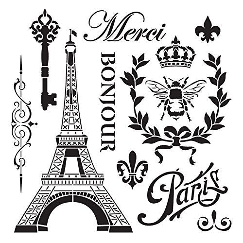 Butterfly Stencil Clip Art - The Old Design Shop
