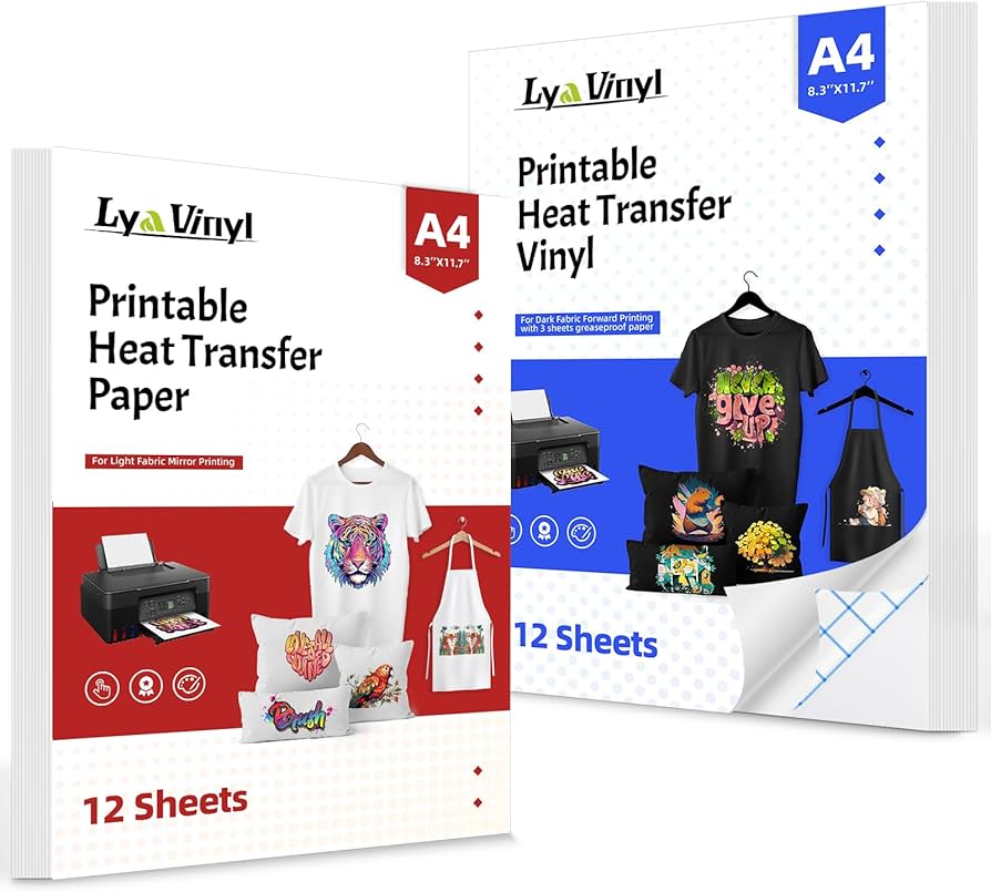 Amazon.com: HTVRONT Heat Transfer Paper for Dark Fabric - 10 ...
